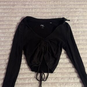 Pacsun collared crop top